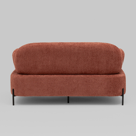 Диван Кэнди букле коралловый Stool Group vd-dv-candy-cm63