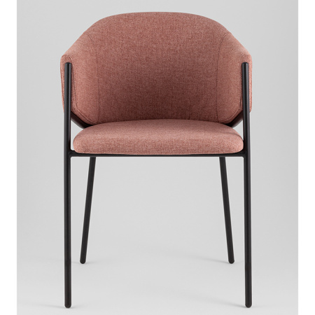 Стул Carmel пыльно-розовый Stool Group DC-3091 2087-5 black legs