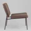 Кресло Эбигейл велюр коричневый каркас серо-коричневый Stool Group LV-120-E33-8019