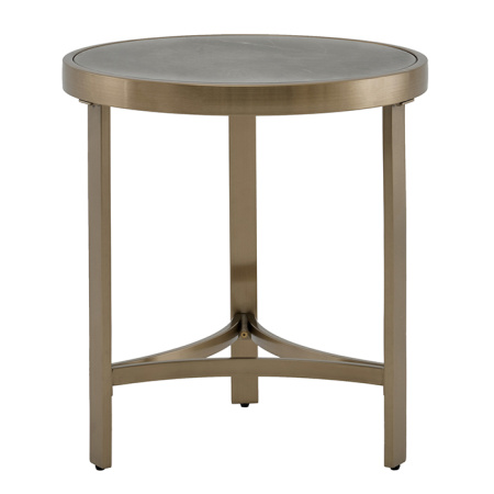 Журнальный столик Адриана D50 серая керамика Stool Group EET-223-BRCG-BNSG