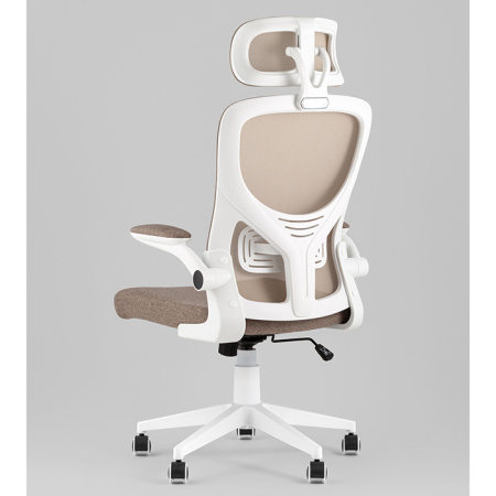 Кресло офисное TopChairs Airone бежевый Stool Group D-516-1 beige