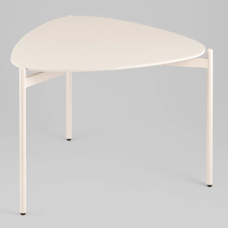 Журнальный столик Erida керамика кремовый Stool Group B-3057-1 white