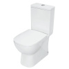 Унитаз напольный Quadro Slim Sanita Luxe WC.CC/Quadro/2-SlimDM/WHT.G/S1