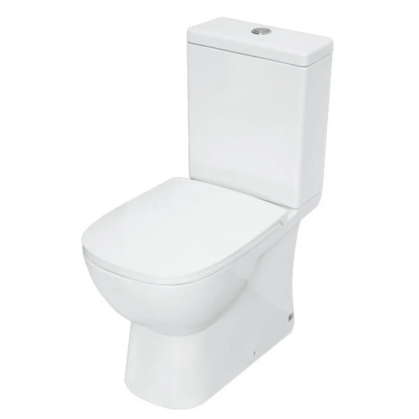 Унитаз напольный Quadro Slim Sanita Luxe WC.CC/Quadro/2-SlimDM/WHT.G/S1