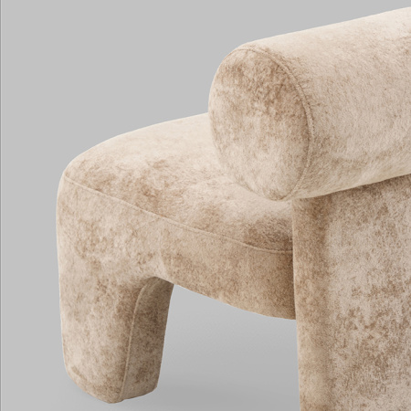 Кресло лаунж Voma мокка Stool Group FDC0175294 F4-Mocha-8