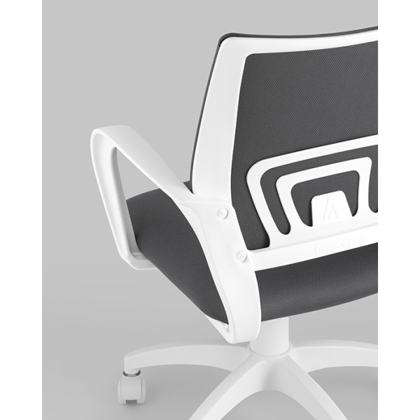 Кресло офисное TopChairs серый Stool Group ST-BASIC-W/26-25