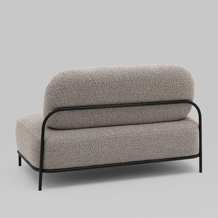 Диван Стоун букле серо-бежевый Stool Group vd-dv-stone-tr-beige