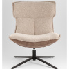 Кресло лаунж Sway бежевый с коричневым Stool Group DM7638 OTE-LAKE120+L.BROWN
