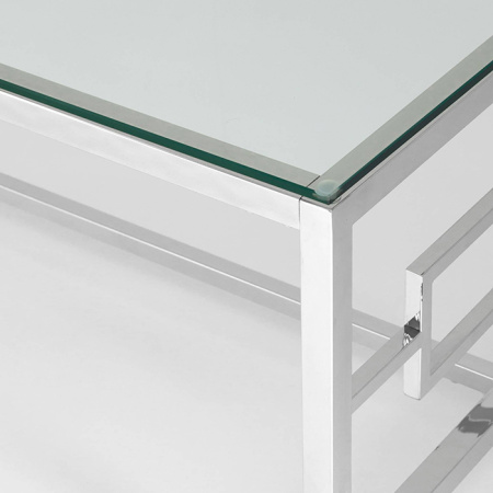 Журнальный стол 120х60 Бруклин стекло Stool Group ECT-013