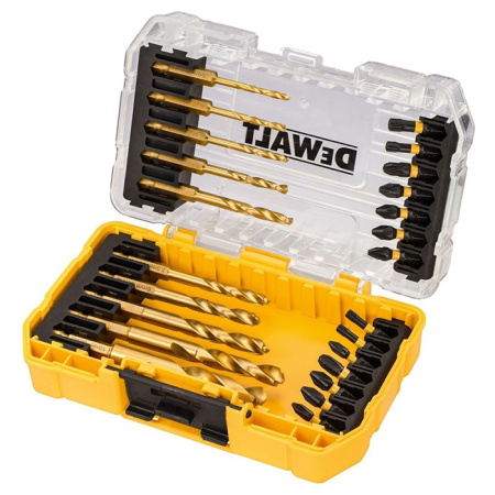 Набор сверл и бит (25 шт) FlexTorq DeWalt DT70748T-QZ