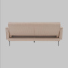 Диван прямой Кассель велюр рельефный бежевый Stool Group vd-cassel-cl-cream