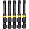 Биты T27 50 мм (5 шт) DeWalt DT7397T-QZ