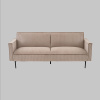 Диван прямой Кассель велюр рельефный бежевый Stool Group vd-cassel-cl-cream