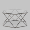 Журнальный столик Круз 93х80 стекло Stool Group ECT-187-GM