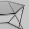 Журнальный столик Круз 93х80 стекло Stool Group ECT-187-GM