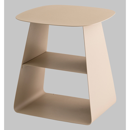 Журнальный столик Leyre металл бежевый Stool Group MT-123S DB-003