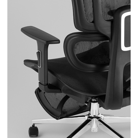 Кресло офисное TopChairs Nimbus чёрный Stool Group YF-W938A bl. sh. ST-982-1 black