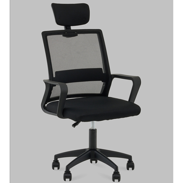Кресло офисное TopChairs Element чёрный Stool Group OUE-2505 black