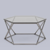 Журнальный столик Круз 93х80 стекло Stool Group ECT-187-GM