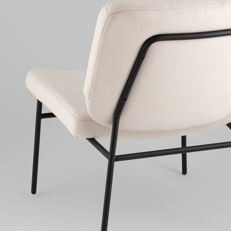 Кресло Эбигейл велюр молочный Stool Group LV-120-E10-01