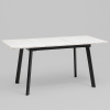 Стол Batu New 120-160 D80 Азул оникс подстолье черное Stool Group AV 1209/1-1200/800-C509-9005