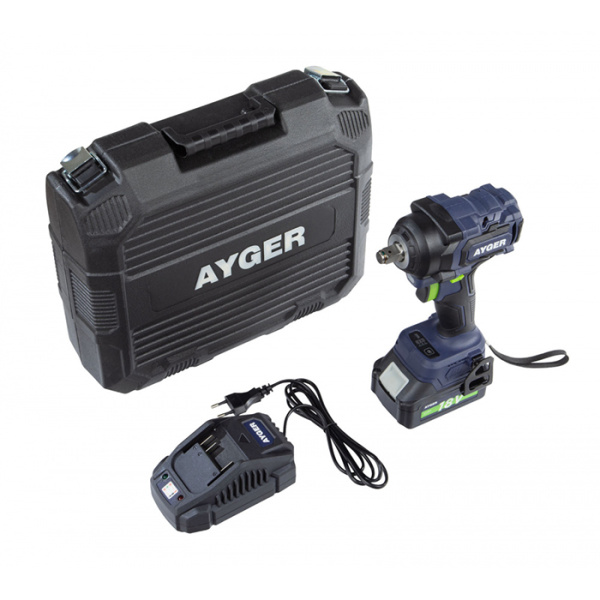Гайковерт аккумуляторный Ayger APW18/550