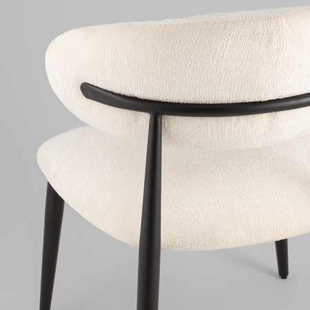 Кресло лаунж Ayla молочный Stool Group DX-2718 FINE-103