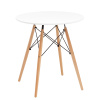 Стол круглый Eames DSW New D70 белый Stool Group T001-70