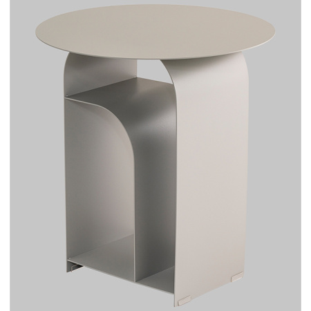 Журнальный столик Arwel металл серый Stool Group MT-140 DB-006