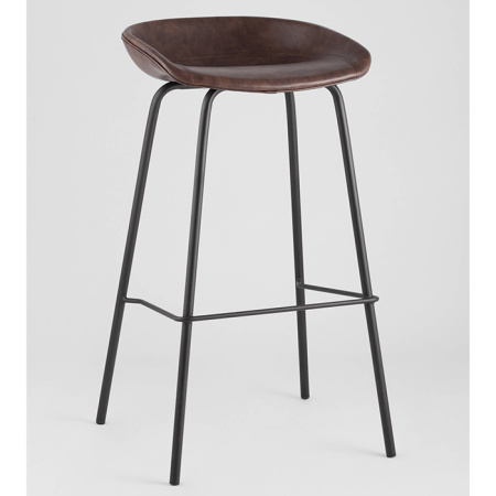 Стул барный Турин коричневый экокожа Stool Group 8319TB BROWN