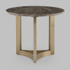 Журнальный столик Кассия D60 темная керамика Stool Group EET-292-BRCGS-brown 5105-9