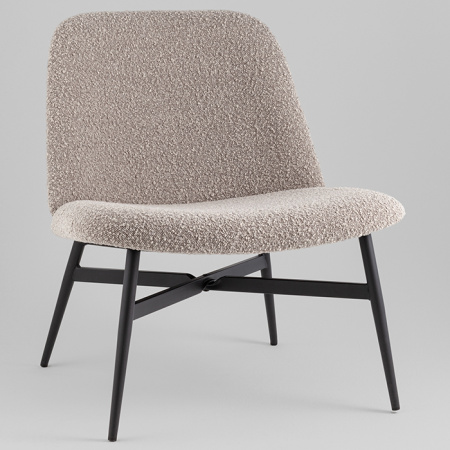 Кресло-лаунж Ease коричневый Stool Group DM5052 BMG2635-4 L.brown