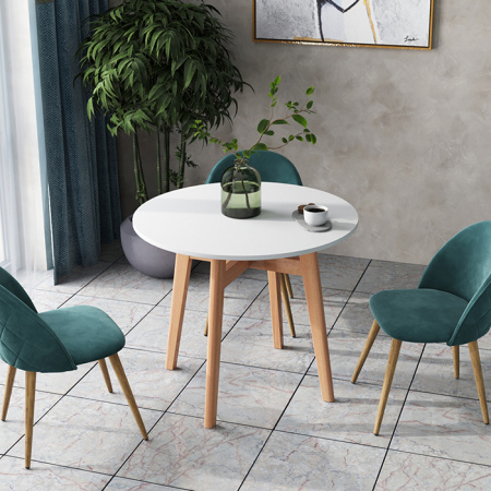 Стол круглый Target Circle D90 белый Stool Group Z-220 black