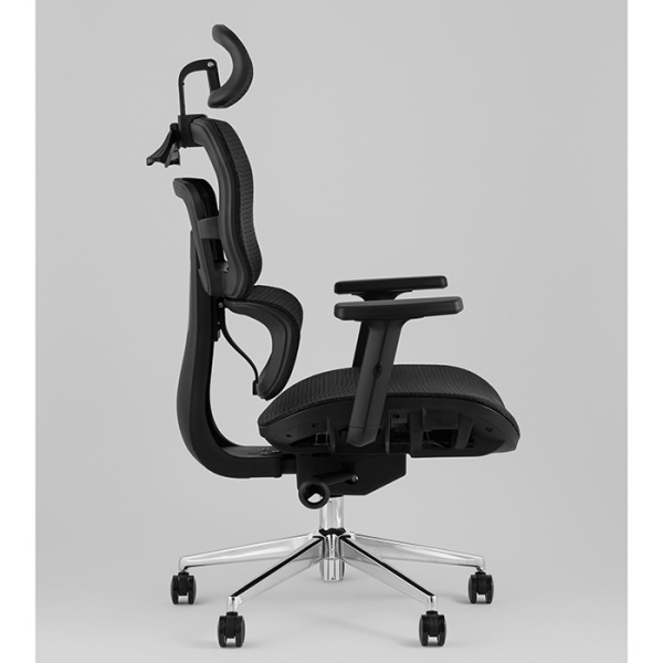 Кресло офисное TopChairs Techno Professional чёрный Stool Group WH-A33 black