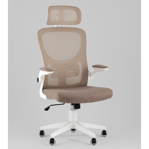 Кресло офисное TopChairs Airone бежевый Stool Group D-516-1 beige