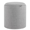 Пуф с ящиком Хюгге S рогожка серый Stool Group 19B260LS Y13-8