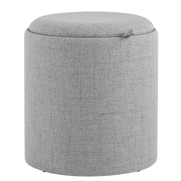Пуф с ящиком Хюгге S рогожка серый Stool Group 19B260LS Y13-8