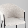 Стул Carmel бело-серый Stool Group DC-3091 WZ6002-11 black legs