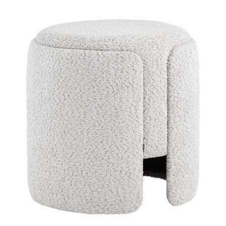 Пуф Taks букле светло-серый Stool Group LV-108-S900