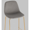 Стул барный Валенсия велюр серый Stool Group OS-001B HLR-18 gl