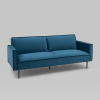 Диван прямой Кассель велюр синий Stool Group vd-cassel-vl54
