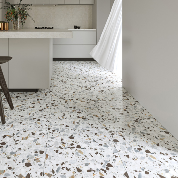 Керамогранит Terrazzo White  NT Ceramic NTT99606M