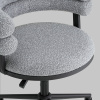 Стул офисный Ponty серый чёрные ножки Stool Group Bebe Office Chair OTE-CL 450 bl.l