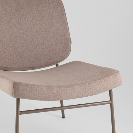 Кресло Эбигейл велюр бежевый каркас бежево-серый Stool Group LV-120-E31-7006