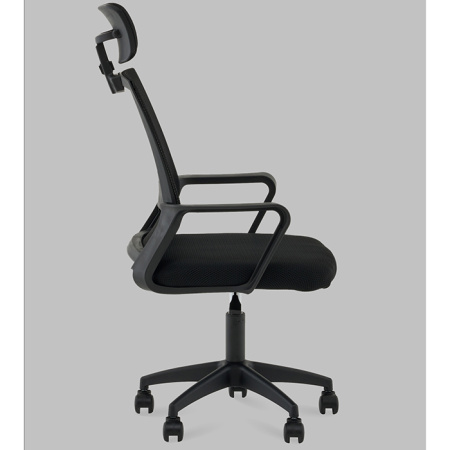 Кресло офисное TopChairs Element чёрный Stool Group OUE-2505 black