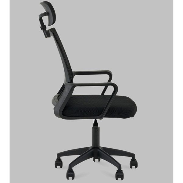 Кресло офисное TopChairs Element чёрный Stool Group OUE-2505 black