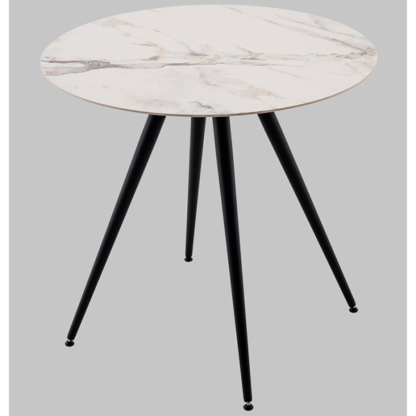 Стол Ники круглый керамика Ice Jade D80 Stool Group vd-niki-ij-800
