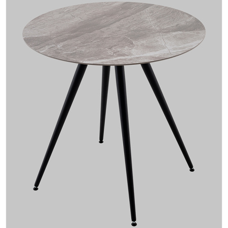 Стол Ники круглый керамика Italian light grey D80 Stool Group vd-niki-ilg-800