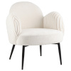 Кресло Wave Stripes букле белый Stool Group VS006 0917-0006/Fl-100