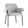 Кресло Бесс рогожка светло-серый Stool Group FDC9469P BEL-40
